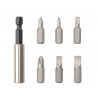 STANLEY® Hand Tools 1-68-738 Slotted/Pozidriv Insert Bit Set, 7 Piece