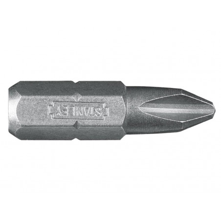 STANLEY® Hand Tools 1-68-946 Phillips Bits PH2 x 25mm (Box 25)