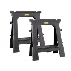 STANLEY® Hand Tools STST1-70713 Folding Sawhorses (Twin Pack)