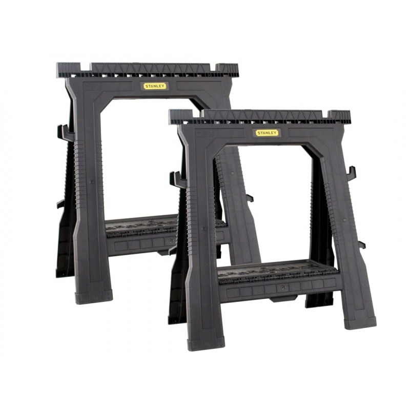 STANLEY® Hand Tools STST1-70713 Folding Sawhorses (Twin Pack) STANLEY® Hand Tools STST1-70713 Folding Sawhorses (Twin Pack)