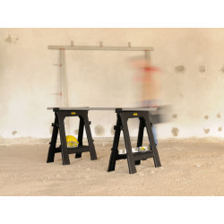 STANLEY® Hand Tools STST1-70713 Folding Sawhorses (Twin Pack)