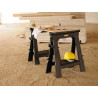 STANLEY® Hand Tools STST1-70713 Folding Sawhorses (Twin Pack)