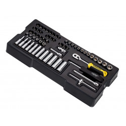 STANLEY® Hand Tools STMT1-74175 Transmodule System 1/4in Drive Metric Socket Set 60 Piece