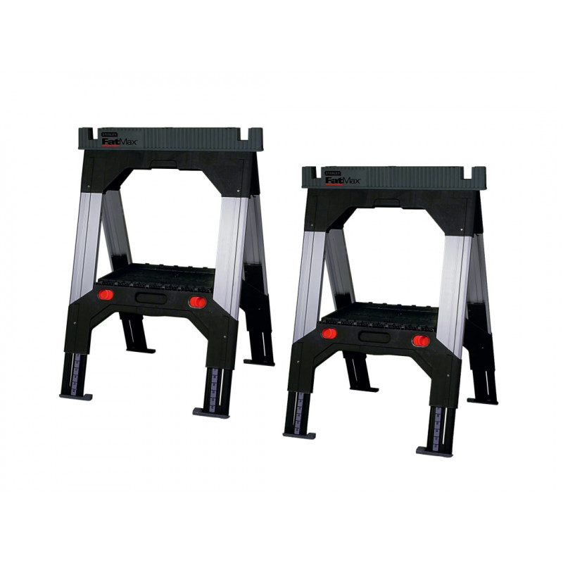 STANLEY® Hand Tools 1-92-980 FatMax® Telescopic Sawhorses (Twin Pack) STANLEY® Hand Tools 1-92-980 FatMax® Telescopic Sawhorses (Twin Pack)