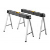 STANLEY® Hand Tools 1-97-475 Folding Metal Leg Sawhorses (Twin Pack)
