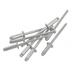 STANLEY® Hand Tools 1-PAA44T 1-PAA44 Aluminium Rivets Medium 3 x 7mm Pack of 20