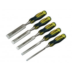 STANLEY® Hand Tools 2-16-269 FatMax® Bevel Edge Chisel with Thru Tang Set, 5 Piece