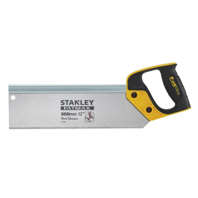 STANLEY® Hand Tools 2-17-199 FatMax® Tenon Back Saw 300mm (12in) 11 TPI STANLEY® Hand Tools 2-17-199 FatMax® Tenon Back Saw 300mm (12in) 11 TPI