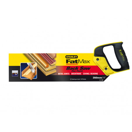 STANLEY® Hand Tools 2-17-202 FatMax® Tenon Back Saw 360mm (14in) 13 TPI