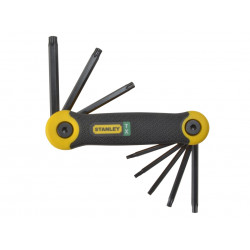 STANLEY® Hand Tools 2-69-266 TORX Key Folding Set of 8 (TX9-TX40)
