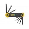 STANLEY® Hand Tools 2-69-266 TORX Key Folding Set of 8 (TX9-TX40)