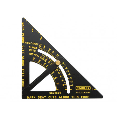 STANLEY® Hand Tools 46-053 Adjustable Quick Square 170mm (6.3/4in)