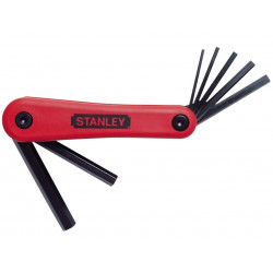 STANLEY® Hand Tools 4-69-262 Metric Folding Hexagon Key Set, 7 Piece