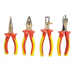 STANLEY® Hand Tools 4-84-489 FatMax® VDE Pliers Set, 4 Piece