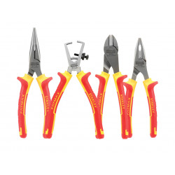 STANLEY® Hand Tools 4-84-489 FatMax® VDE Pliers Set, 4 Piece