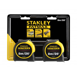 STANLEY® Hand Tools FMHT81558-5 FatMax® Classic Tape Twin Pack 8m/26ft (Width 32mm)