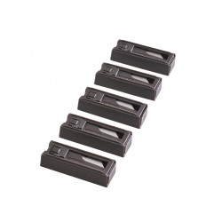 STANLEY® Hand Tools STHT10899-9 99E Trimming Knife Twin Pack with 50 Spare Blades in Organiser