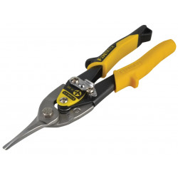 STANLEY® Hand Tools FMHT9-14563 Yellow Aviation Snips & Holster Straight Cut 250mm (10in)