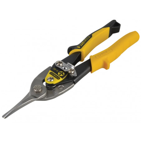 STANLEY® Hand Tools FMHT9-14563 Yellow Aviation Snips & Holster Straight Cut 250mm (10in)