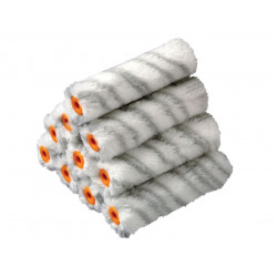 STANLEY® Hand Tools STRMGR10 Medium Pile Silver Stripe Sleeve 100mm (4in) 10 Pack
