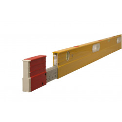 Stabila 17711 106TM Extending Magnetic Spirit Level 3 Vial 216-379cm