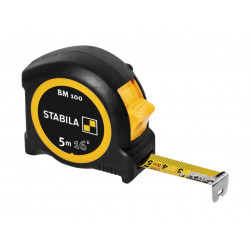 Stabila 19567 BM 100 Compact Pocket Tape 5m/16ft (Width 19mm)