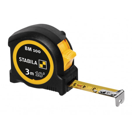 Stabila 19569 BM 100 Compact Pocket Tape 3m/10ft (Width 19mm)