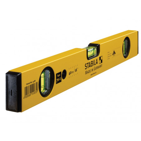 Stabila 02324 70-2-60 Double Plumb Spirit Level 3 Vial 60cm