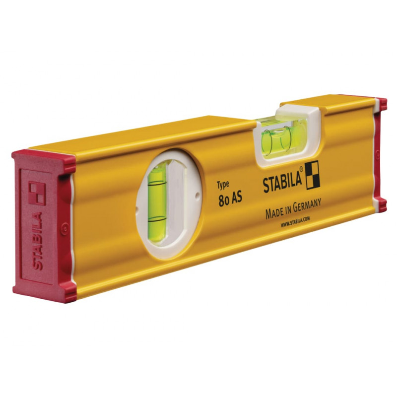 Stabila 19565 80 AS Spirit Level 2 Vial 20cm Stabila 19565 80 AS Spirit Level 2 Vial 20cm