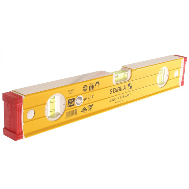 Stabila 15852 96-M-2 Magnetic Spirit Level 3 Vial 40cm Stabila 15852 96-M-2 Magnetic Spirit Level 3 Vial 40cm