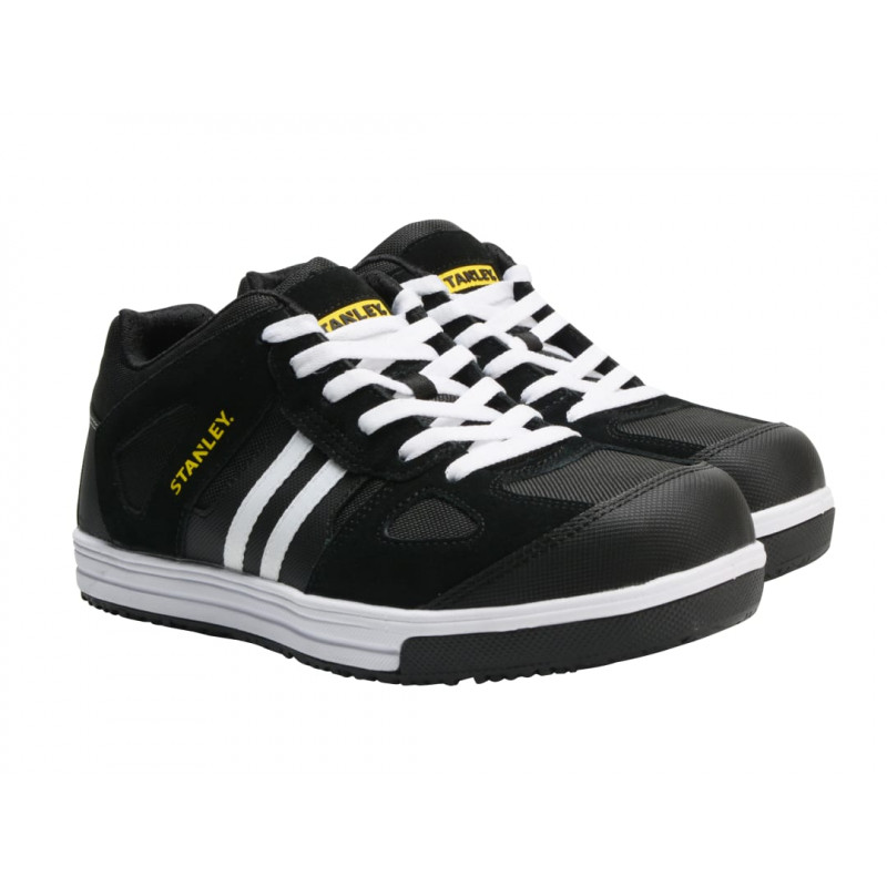 STANLEY® Clothing STA20051-110 Cody Safety Trainers Black/White Stripe UK 10 EUR 44 STANLEY® Clothing STA20051-110 Cody Safety Trainers Black/White Stripe UK 10 EUR 44
