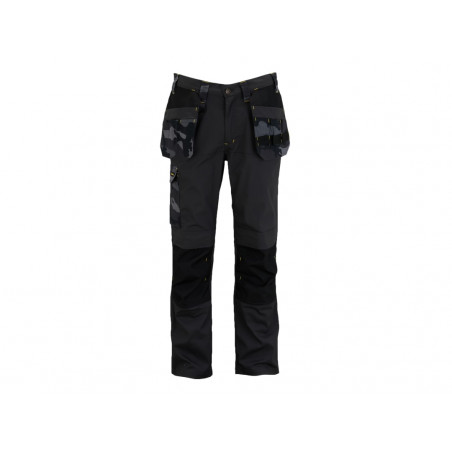 STANLEY® Clothing STW40057-204 Dixon Slim Fit Trousers Black Camouflage Waist 32in Leg R