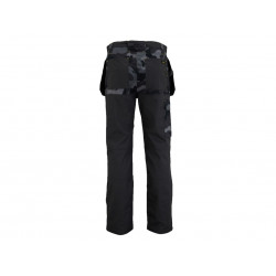 STANLEY® Clothing STW40057-204 Dixon Slim Fit Trousers Black Camouflage Waist 32in Leg R