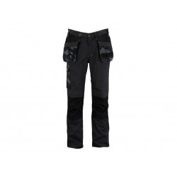 STANLEY® Clothing STW40057-204 Dixon Slim Fit Trousers Black Camouflage Waist 38in Leg R