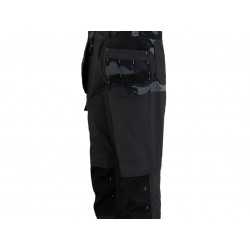 STANLEY® Clothing STW40057-204 Dixon Slim Fit Trousers Black Camouflage Waist 32in Leg R