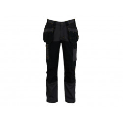 STANLEY® Clothing STW40057-014 Dixon Slim Fit Trousers Grey/Black Waist 36in Leg R
