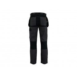 STANLEY® Clothing STW40057-014 Dixon Slim Fit Trousers Grey/Black Waist 38in Leg R