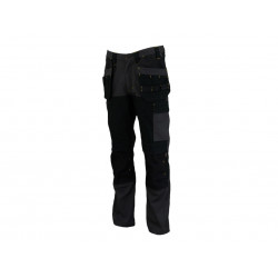 STANLEY® Clothing STW40057-014 Dixon Slim Fit Trousers Grey/Black Waist 32in Leg R