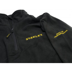 STANLEY® Clothing STW40006-001 Gadsden 1/4 Zip Micro Fleece Black - XXL