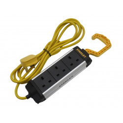 STANLEY® Electrical SXECFA1AHFE 3-Gang Powerboard with Foldable Hook 3m