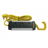 STANLEY® Electrical SXECFA1AHFE 3-Gang Powerboard with Foldable Hook 3m