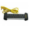 STANLEY® Electrical SXECFE2DHFE 4-Gang + 2 USB Powerboard with Cable Management 3m