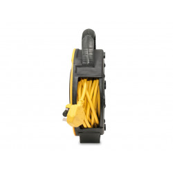 STANLEY® Electrical SXECGJ2OHQE Semi-Enclosed Cable Reel 240V 13A 4-Socket + 2 USB 15m