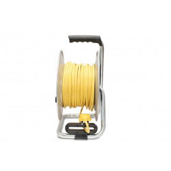 STANLEY® Electrical SXECGM2OHSE Open Metal Drum Cable Reel 240V 13A 4-Socket + 2 USB 25m
