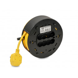 STANLEY® Electrical SXECGK2OHJE Cable Reel 240V 13A 4-Socket + 2 USB 5m