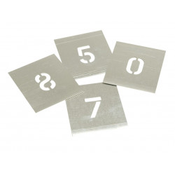 Stencils F3 Set of Zinc Stencils - Figures 3in