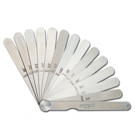 Starrett CX577 467M Feeler Gauge 13 Piece Set 0.04-5mm