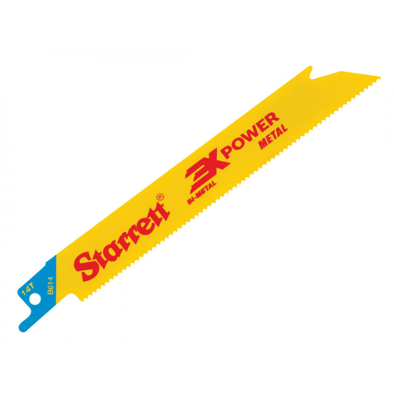 Starrett B614-5 Bi-Metal Reciprocating Blade, Metal Straight 152mm 14 TPI (Pack 5) Starrett B614-5 Bi-Metal Reciprocating Blade, Metal Straight 152mm 14 TPI (Pack 5)