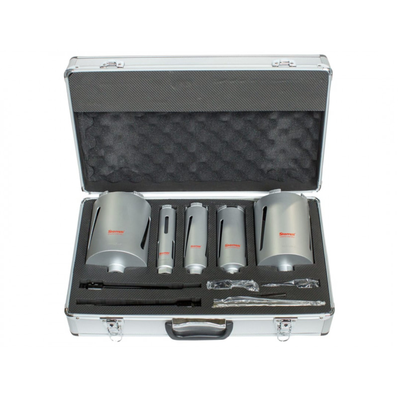 Starrett BF3265 BMKIT1 Diamond Dri-Core Drill Set, 5 Piece Starrett BF3265 BMKIT1 Diamond Dri-Core Drill Set, 5 Piece