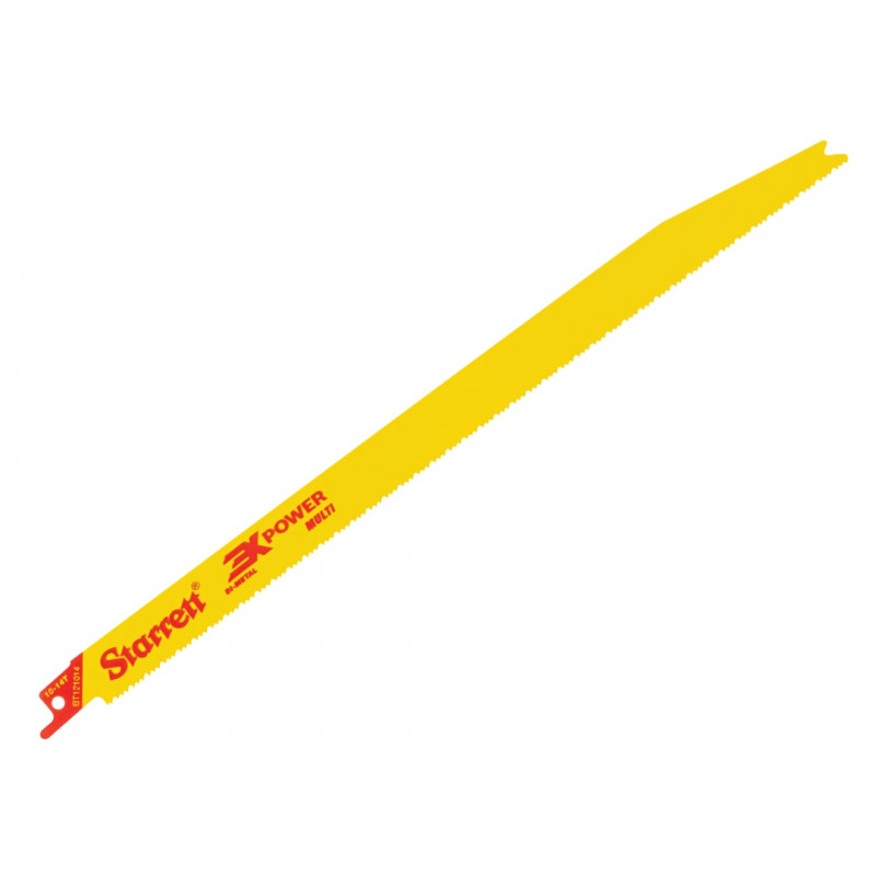 Starrett BT121014-5 Bi-Metal Reciprocating Blade, Tapered 300mm 10-14 TPI (Pack 5) Starrett BT121014-5 Bi-Metal Reciprocating Blade, Tapered 300mm 10-14 TPI (Pack 5)